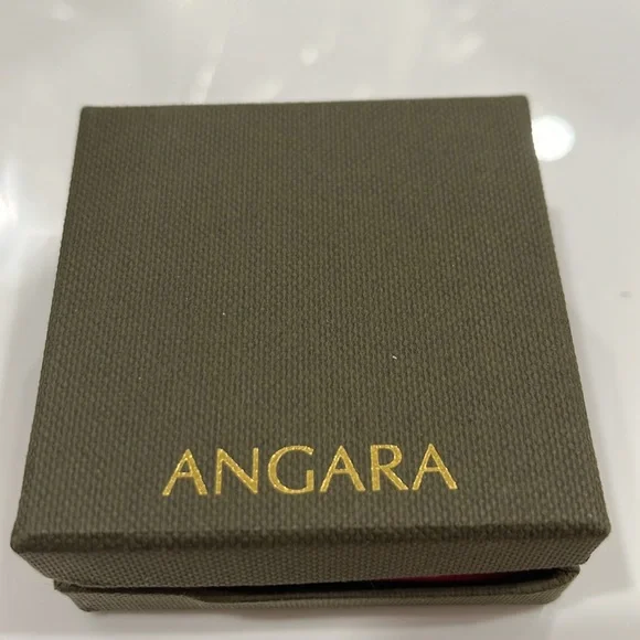 ANGARA GARNET STONE PENDANT SET IN STERLING SILVER 925 STAMPED BRAND NEW - Picture 3 of 3